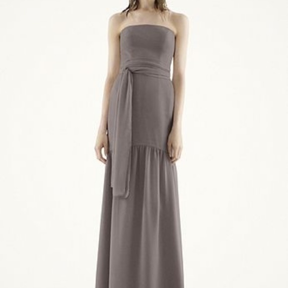 Vera Wang White Collection Full length Dress Blush - Picture 3 of 8